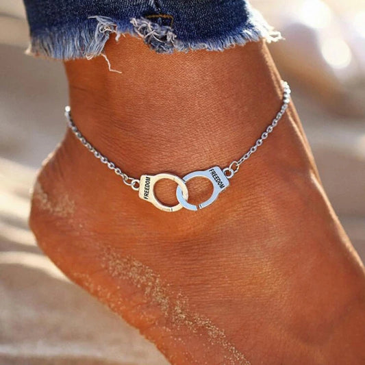 2024 New Fashion Love Handcuff Anklets